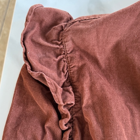 GAP Ruffled Brown Blouse - Picture 4 of 5